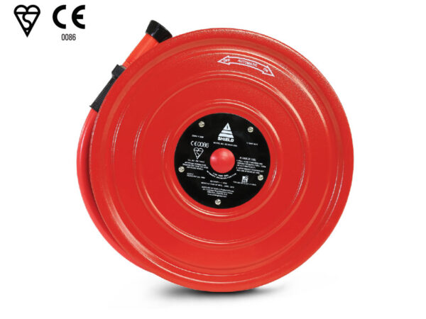 FIRE HOSE REEL WITH SEMI-RIGID HOSE